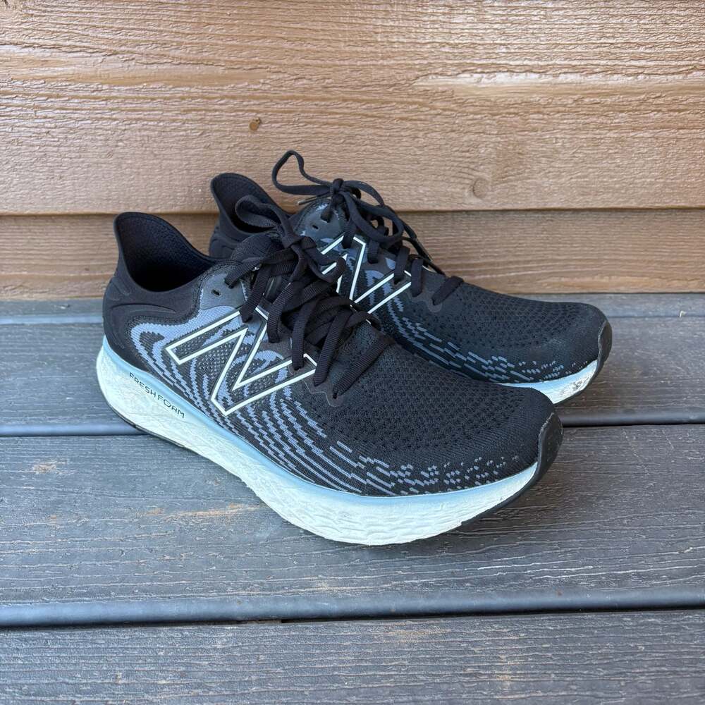 New Balance Fresh Foam 1080v11 Black Running Shoes Mens 10.5